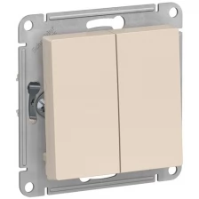 Выключатель Schneider Electric SE AtlasDesign 10АХ Beige SE ATN000265