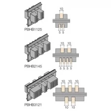 PBHB2145 Держатель шины медной L=75мм (24шт)