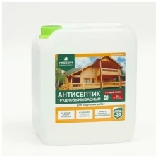 Антисептик трудновымываемый для наружных работ PROSEPT ECO EXTERIOR, 5 л