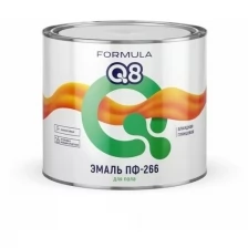 Эмаль ПФ-266 для пола алкидная Formula Q8, глянцевая, 0,9 кг, золотисто-коричневая