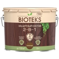 Антисептик Биотекс Bioteks 2-в-1 декоративный для дерева вишня 2,7 л