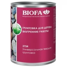 Грунтовка для дерева Biofa 3754 (грунтовка Биофа 3754), универсальная твердая грунтовка, 2.5 л