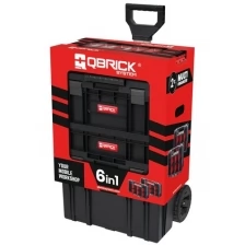 Промо набор Qbrick System Two 6in1 (10501285) 535х390х820мм (TWO CART + TOOLBOX + ORGANIZER MULTI (2шт) + BOX 100 FLEX + ORGANIZER + Промо упаковка)