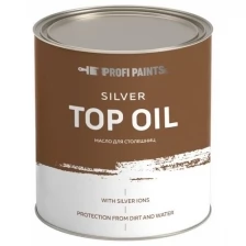 PROFIPAINTS Масло для столешниц и изделий из дерева износостойкое ProfiPaints Silver Top Oil 0,9л , Зелёный