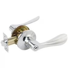 BUSSARE Ручка дверная межкомнатная с защелкой фалевая KNOB Фиксатор WC 37-03 CHROME 940000001263