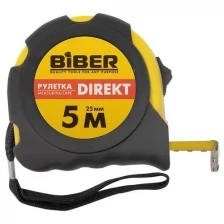 Biber Рулетка (обрезиненный корпус, 5 м х 25 мм) Biber DIREKT 40104 тов-054501