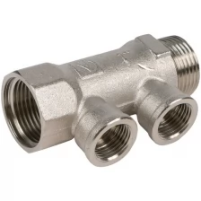 Коллектор с внутренней резьбой Valtec на 2 выхода 3/4"x1/2" VTc.550.N.0502