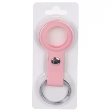 Брелок-подвеска mObility для APPLE AirTag 9cm Silicone Pink УТ000026713