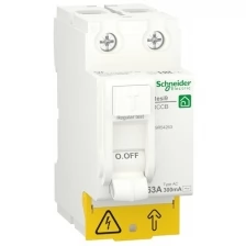 Устройство защитного отключения Schneider Electric Resi9 R9R54263 (тип АС) 63А-300мА 230В 2P 6,0кА