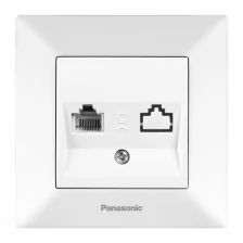 Розетка комп. Panasonic Arkedia WMTC04052WH-RU скрыт. IP20 белый (упак.:1шт)