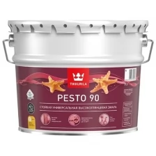 Эмаль высокоглянцевая Euro Pesto 90 (Песто 90) TIKKURILA 0,9 л белая (база А)