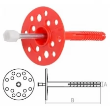 Дюбель для теплоизоляции 10х180 мм с металлич. гвоздем, термогол. (50 шт в коробе) STARFIX (SMW1-54170-50)