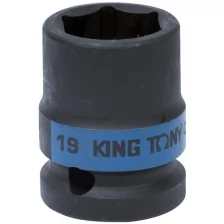 Головка торцевая ударная шестигранная 1/2", 19 мм KING TONY 453519M